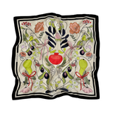 Simbiosi silk scarf 70x70 cm